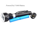 1000lumen T6 Lâmpada LED Submarino Mergulho Lanterna Amarelo feixe Underwater Torch